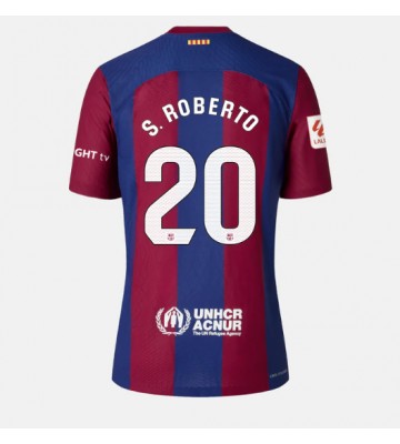 Barcelona Sergi Roberto #20 Hjemmebanetrøje Dame 2023-24 Kort ærmer